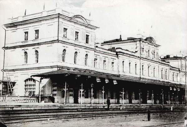 Самара Вокзал Оренбургской железной дороги 1881